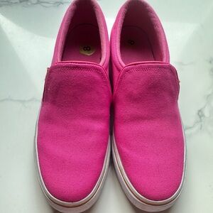 Vans Pink Slip-On Shoes